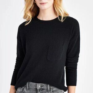 Splendid Caroline Cashmere Sweater (Black/XS)